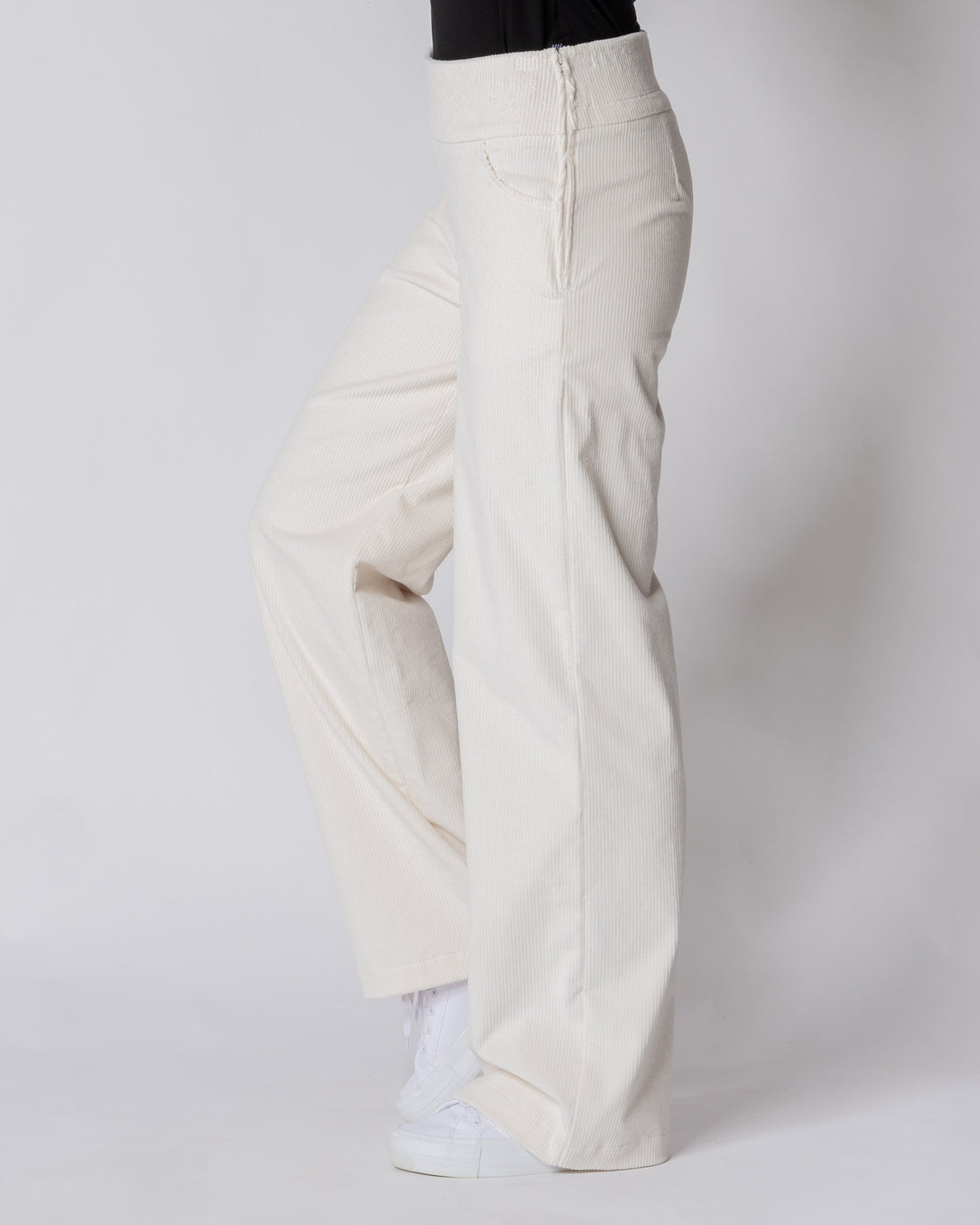 CORDUROY pants - LONG LENGTH, vanilla