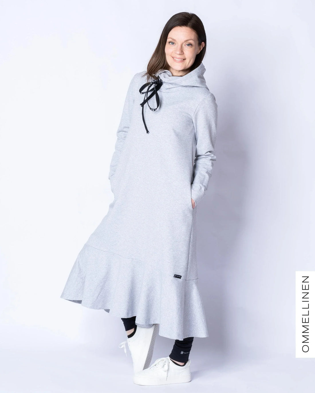 Hulmuhuppari, Vaaleanharmaa - Ommellinen