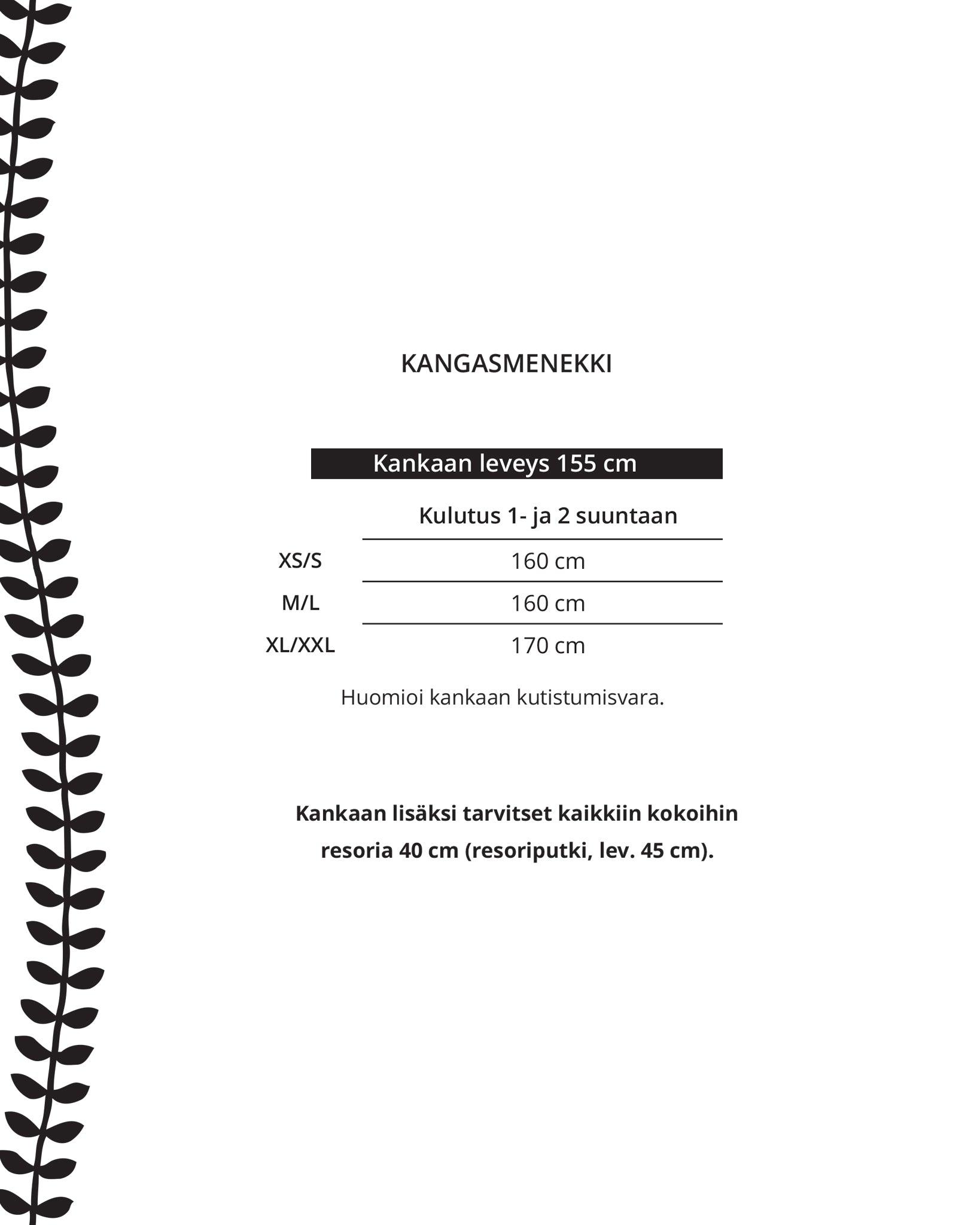 Kaava - jättipaita - Ommellinen