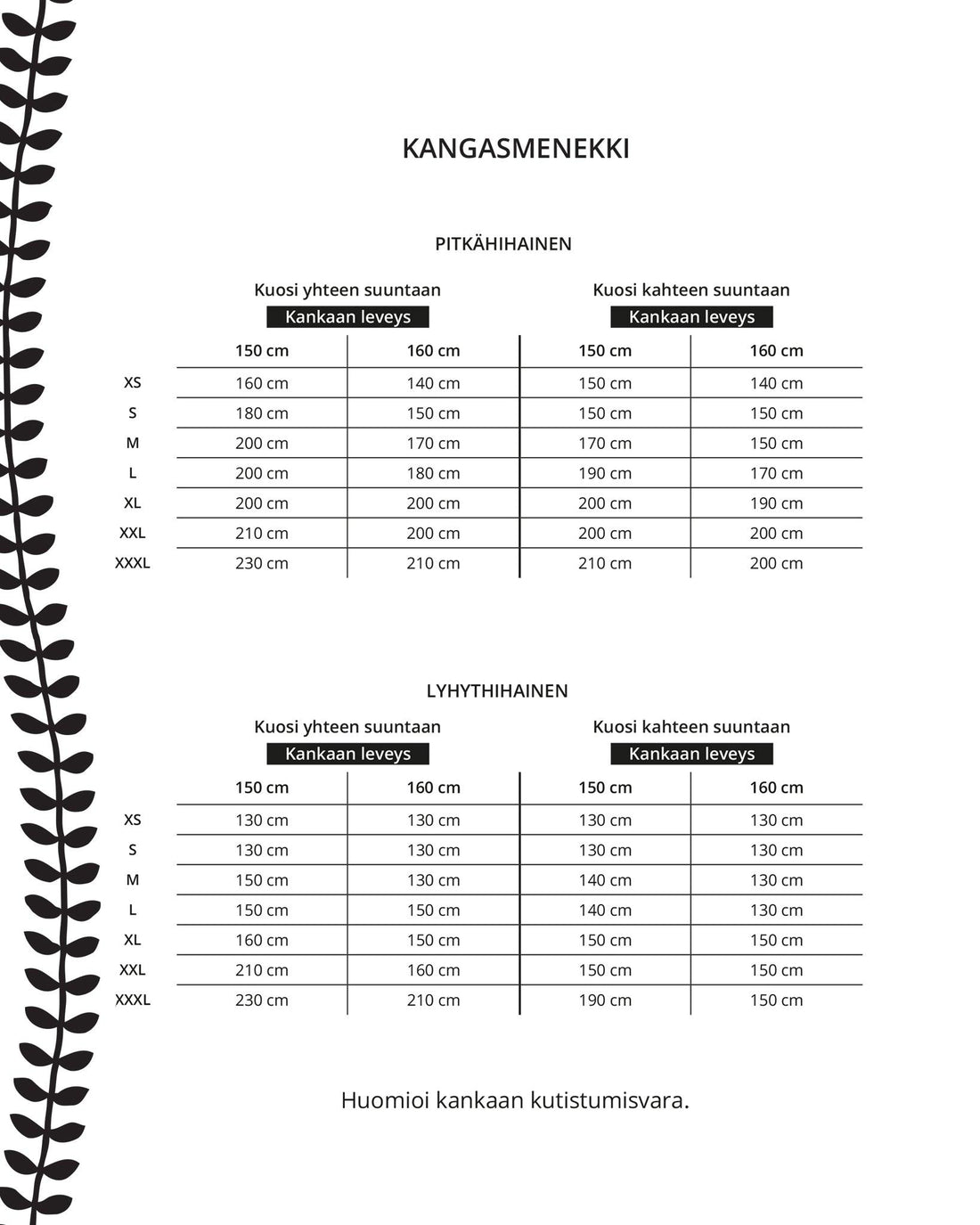 Kaava - kamoonmekko - Ommellinen