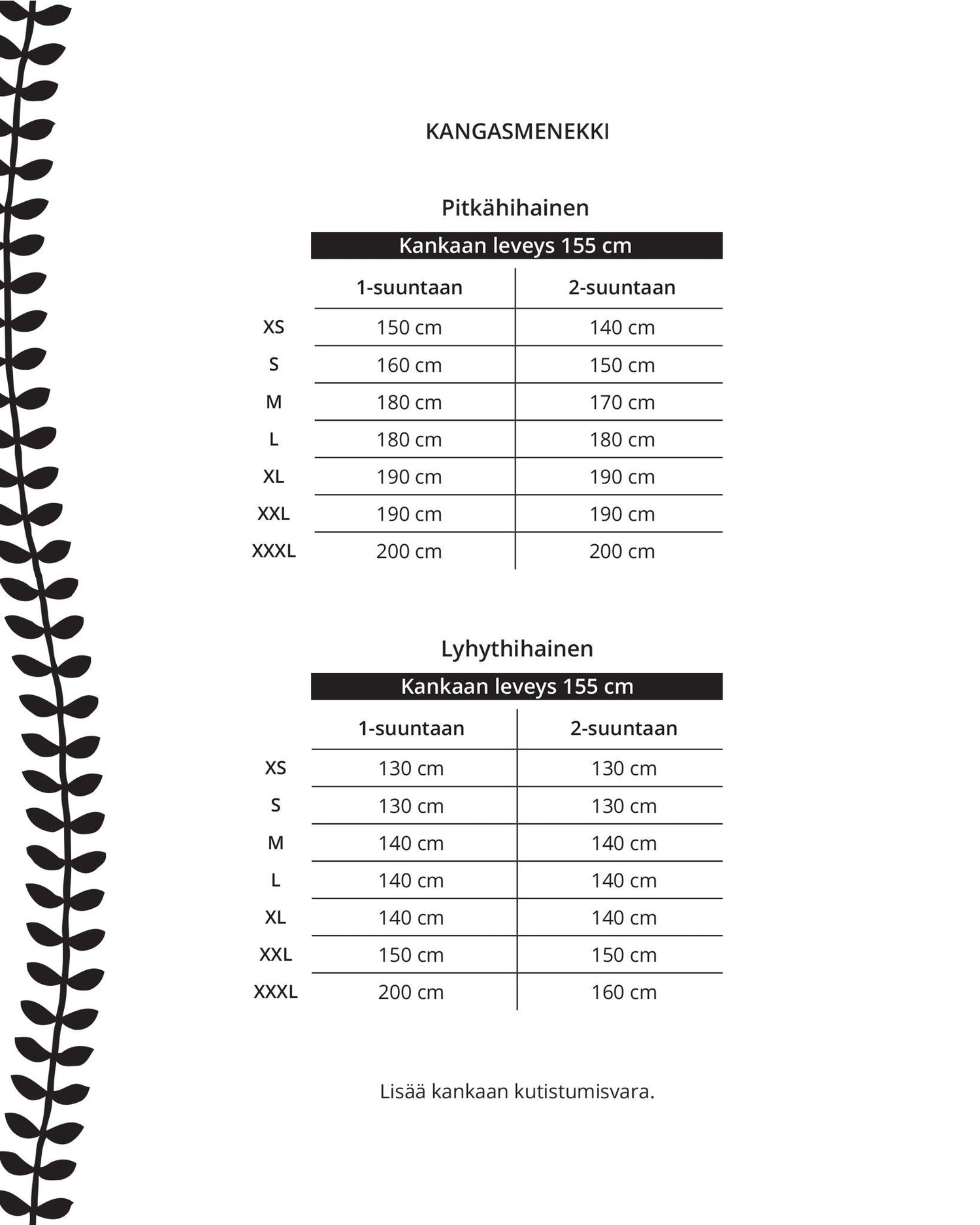 Kaava - LEA-tunika - Ommellinen