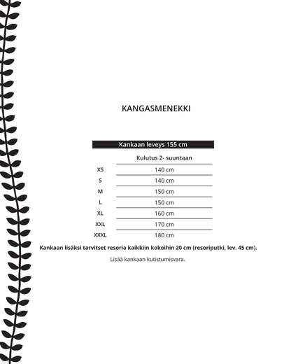 Kaava - miesten collarihousut - Ommellinen