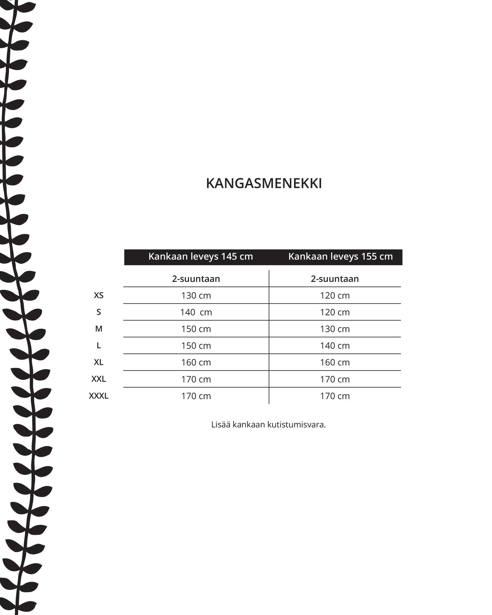 Kaava - särmä-paita - Ommellinen