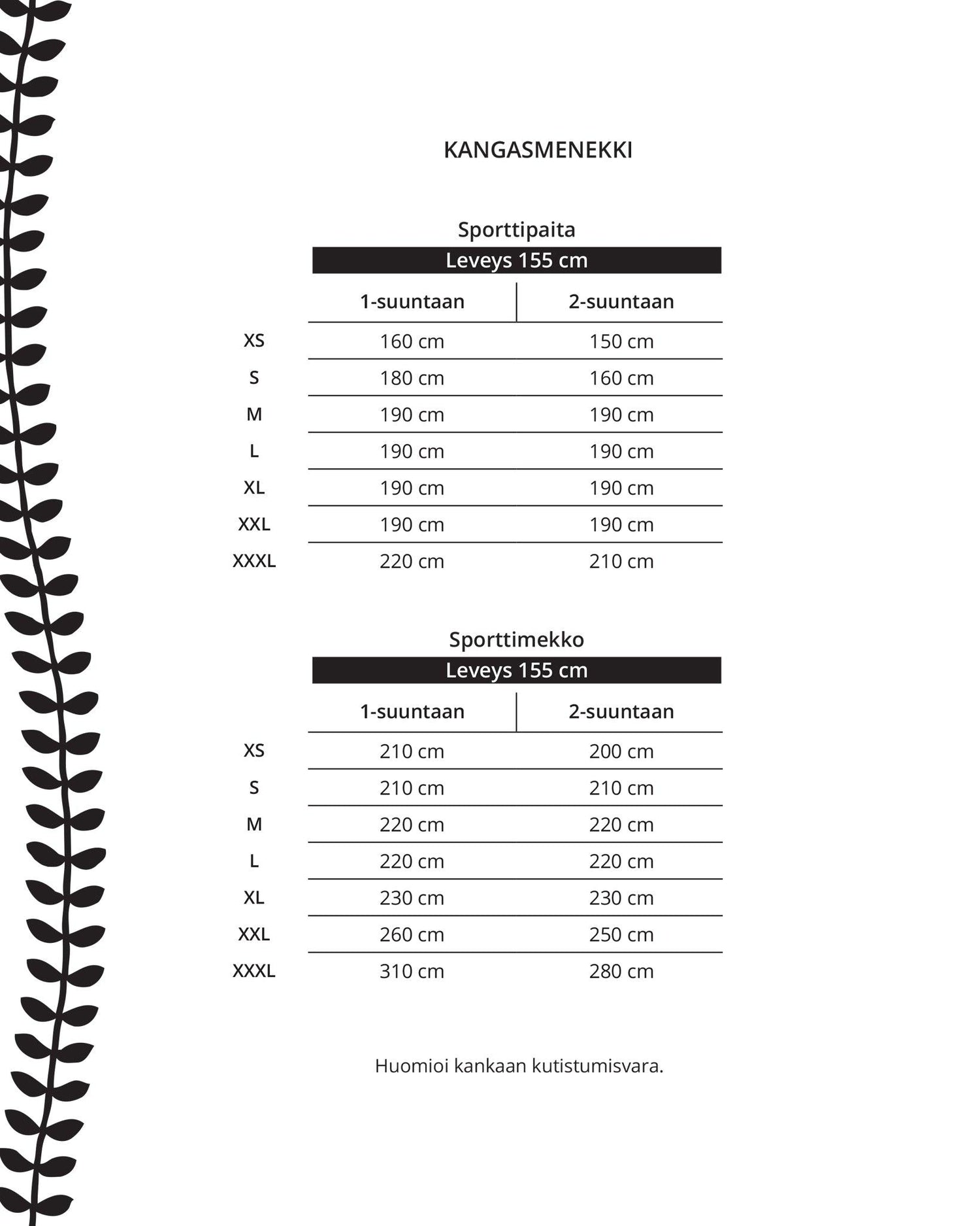 Kaava - sporttipaita / sporttimekko - Ommellinen