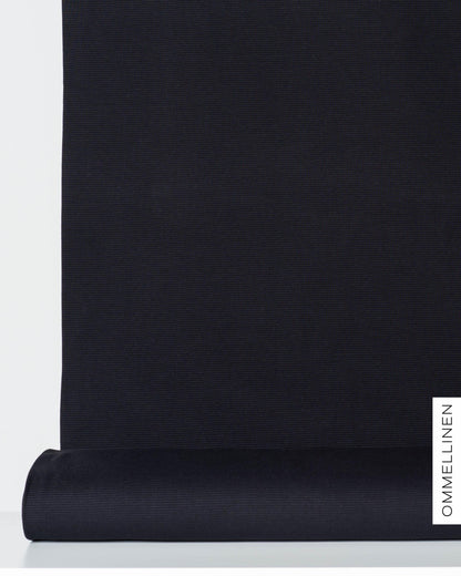 Ottoman - cotton knit - PRE-CUT, black