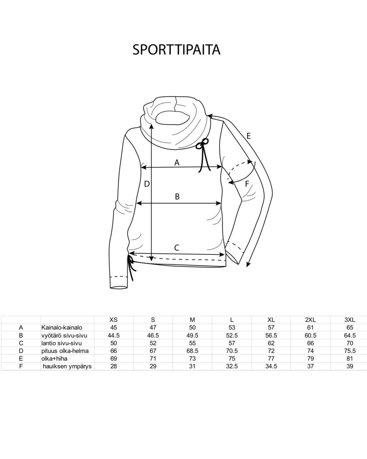 Sporttipaita, Veden lumo - okra - Ommellinen